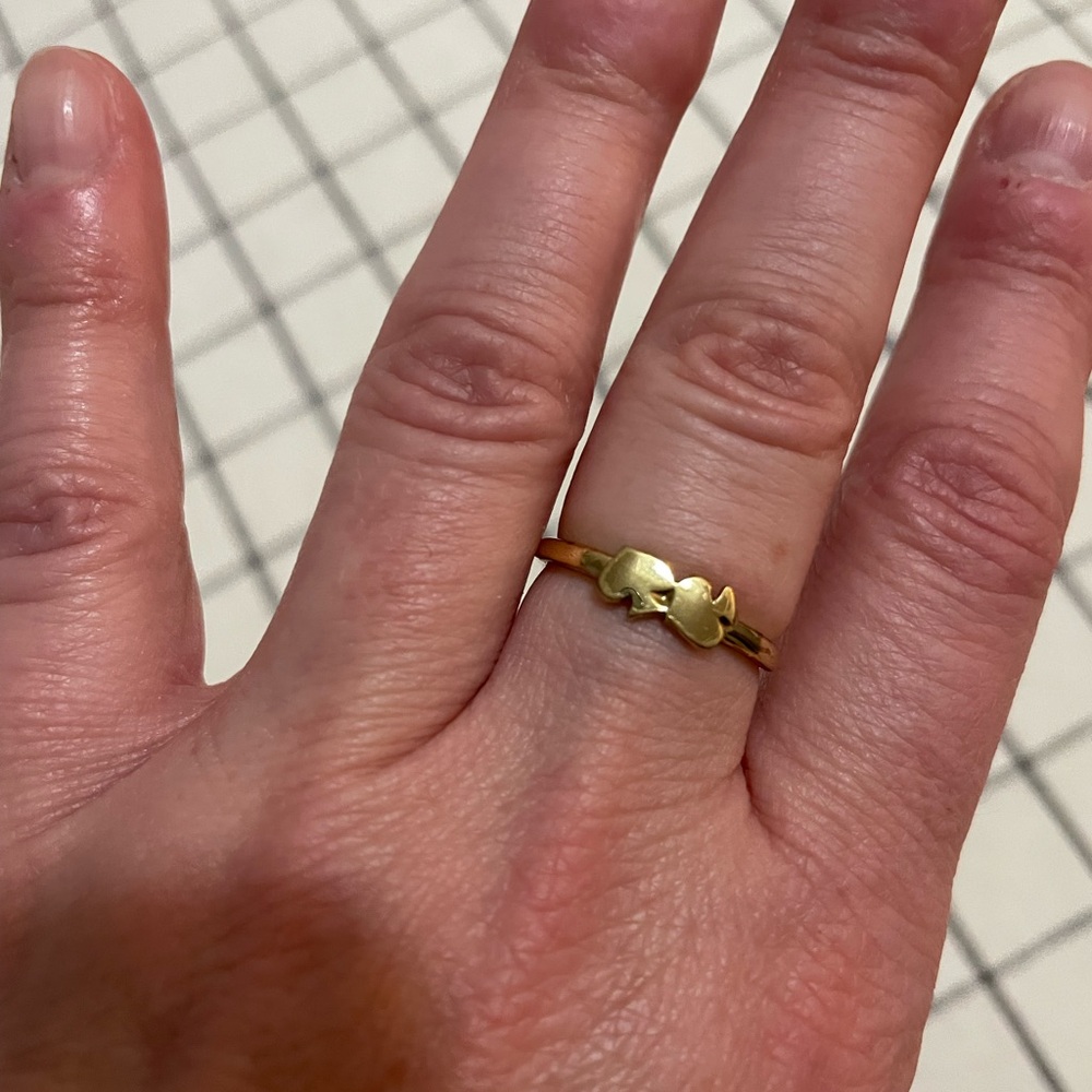 Kate Spade Spade ring size 7.5 gold